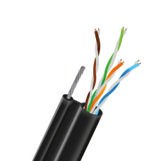 Кабель звита пара UTP CAT5E CU 0.51 LDPE Outdoor багатожильний дріт 7x0.45mm Kraft 305m
