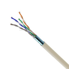 Кабель звита пара ЗЗКМ (FTP мідь безгалоговий LSZH) Cat. 5e F/UTP LSZH 4х2х24 AWG (7091004) бухта 305м Кабель звита пара ЗЗКМ (FTP мідь безгалоговий LSZH) Cat. 5e F/UTP LSZH 4х2х24 AWG (7091004) бухта 305м