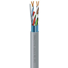 Кабель звита пара ЗЗКМ (FTP мідь внут) Cat. 5e F/UTP 4х2х24 AWG (7091000) бухта 305м Кабель звита пара ЗЗКМ (FTP мідь внут) Cat. 5e F/UTP 4х2х24 AWG (7091000) бухта 305м