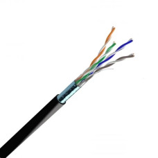 Кабель звита пара ЗЗКМ (FTP мідь вуличний) Cat. 5e F/UTP PE 4х2х24 AWG (72567) бухта 305м Кабель звита пара ЗЗКМ (FTP мідь вуличний) Cat. 5e F/UTP PE 4х2х24 AWG (72567) бухта 305м