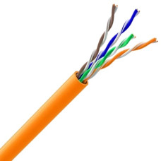 Кабель звита пара ЗЗКМ (UTP мідь безгалогенний LSZH) Cat. 5e U/UTP LSZH 4х2х24 AWG (7091010) бухта 305м Кабель звита пара ЗЗКМ (UTP мідь безгалогенний LSZH) Cat. 5e U/UTP LSZH 4х2х24 AWG (7091010) бухта 305м