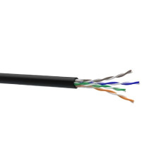 Кабель звита пара мідь зовнішній ЗЗКМ Cat. 5e U/UTP 4x2x24 AWG PE (К)(70910031) бухта 500м Кабель звита пара мідь зовнішній ЗЗКМ Cat. 5e U/UTP 4x2x24 AWG PE (К)(70910031) бухта 500м
