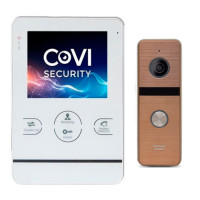 Комплект домофону Covi Security HD-02M-W + Iron Bronze Комплект домофону Covi Security HD-02M-W + Iron Bronze