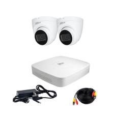 Комплект видеонаблюдения Dahua HDCVI-2D KIT AUDIO Комплект видеонаблюдения Dahua HDCVI-2D KIT AUDIO