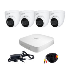 Комплект видеонаблюдения Dahua HDCVI-4D KIT AUDIO Комплект видеонаблюдения Dahua HDCVI-4D KIT AUDIO
