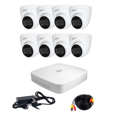 Комплект видеонаблюдения Dahua HDCVI-8D KIT AUDIO Комплект видеонаблюдения Dahua HDCVI-8D KIT AUDIO