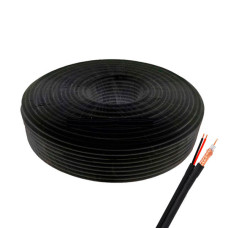 Коаксиальный кабель RG590 CU PE+2*0.5 бухта 100 м