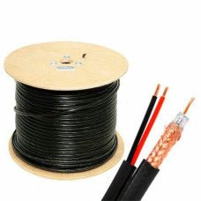 Коаксіальний кабель RG590-CU+2*0.75 PE бухта 305 м