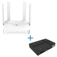 Комплект маршрутизатора та джерело безперебійного живлення VIA Energy Mini UPS 2.0 + RG-EW1800GX PRO Комплект маршрутизатора та джерело безперебійного живлення VIA Energy Mini UPS 2.0 + RG-EW1800GX PRO