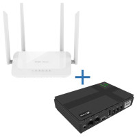 Комплект маршрутизатора и источник бесперебойного питания VIA Energy Mini UPS + RG-EW1200 Комплект маршрутизатора и источник бесперебойного питания VIA Energy Mini UPS + RG-EW1200