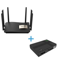 Комплект маршрутизатора та джерело безперебійного живлення VIA Energy Mini UPS + RG-EW1200G Pro Комплект маршрутизатора та джерело безперебійного живлення VIA Energy Mini UPS + RG-EW1200G Pro