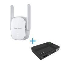 Комплект репітер та джерело безперебійного живлення VIA Energy Mini UPS + RG-EW300R Комплект репітер та джерело безперебійного живлення VIA Energy Mini UPS + RG-EW300R