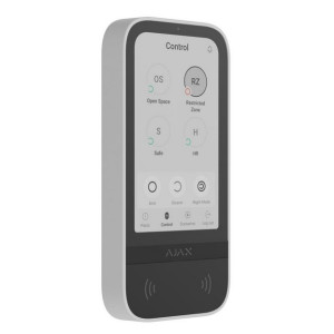 Клавиатура Ajax KeyPad TouchScreen белая Клавиатура Ajax KeyPad TouchScreen белая