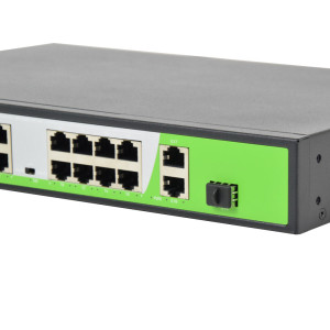 PoE-комутатор ZKTeco ZK-PoE1621N-200W з 16 портами PoE PoE-комутатор ZKTeco ZK-PoE1621N-200W з 16 портами PoE