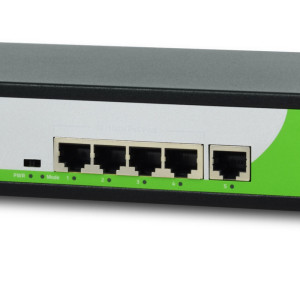 PoE-коммутатор ZKTeco ZK-PoE41N-55W с 4 портами PoE PoE-коммутатор ZKTeco ZK-PoE41N-55W с 4 портами PoE