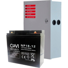 Комплект блока бесперебойного питания CoVi Security PS10 10А + NP18-12 18 А/ч 12 В