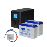 Комплект резервного живлення: Kraft PSW1500VA/1200W(LCD)24V UPS + батарея 2540 Вт*г Комплект резервного живлення: Kraft PSW1500VA/1200W(LCD)24V UPS + батарея 2540 Вт*г