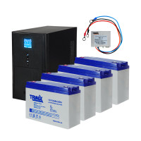 Комплект резервного питания Kraft PSW3000VA/2400W(LCD)48V UPS + батарея 5080 Вт*ч Комплект резервного питания Kraft PSW3000VA/2400W(LCD)48V UPS + батарея 5080 Вт*ч