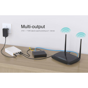ИБП MARSRIVA DC UPS ДЛЯ РОУТЕРОВ KP3 3XDC+USB OUT 5V/9V/12V 18W 10000AH (37WH) LIPOL (KP3_MARSRIVA)