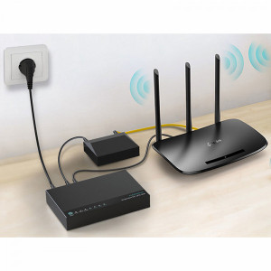 ИБП Marsriva DC UPS для роутеров KP5 3xDC+USB+PoE OUT, 5V/9V/12V 30W 8000Ah (32.5Wh) Li-Ion