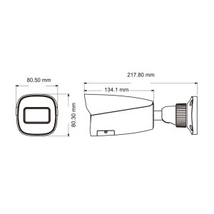 Видеокамера TVT TD-9422S3B (D/PE/AR3) 2MP f=2.8 мм BLACK