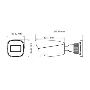 Видеокамера TVT TD-9422S3B (D/PE/AR3) 2MP f=2.8 мм WHITE