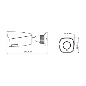 IP-видеокамера TVT TD-9442S3 (D/AZ/PE/AR3) f=2.8-12mm 4Mp White