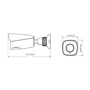 IP-видеокамера TVT TD-9442S3 (D/PE/AR3) f=2.8mm 4Mp Black