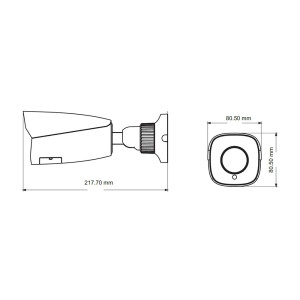 Відеокамера TVT TD-9442S3 (D/PE/AR3) 4Mp f=2.8 мм WHITE