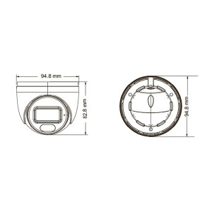 Відеокамера TVT TD-9524S3BL (D/PE/AR1) 2Mp