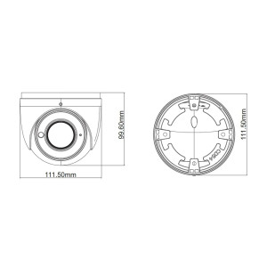 Відеокамера TVT TD-9525S3B (D/FZ/PE/AR3) 2Mp f=2.8-12 мм WHITE