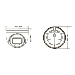 Видеокамера TVT TD-9544S3L (D/PE/AR1) 4MP f=2.8 мм