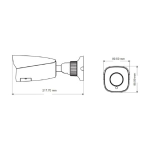 Видеокамера TVT TD-9452S3A (D/PE/AR3) 5MP f=2.8 мм