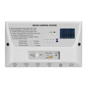 Сонячна система освітлення LWS-12W4Kit
