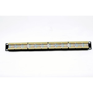 Патч-панель 19" 24xRJ-45 UTP, кат. 6, dual type, EPNew (6PLH-240BK)
