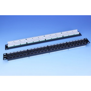 Патч-панель 19" 24xRJ-45 UTP, кат. 6, dual type, EPNew (6PLH-240BK)