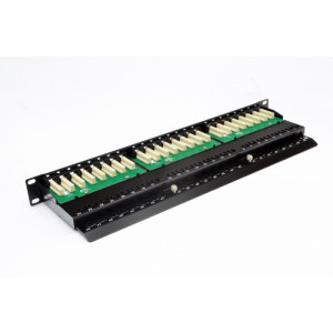 Патч-панель 19" 48xRJ-45 UTP, кат. 6, 1U, dual type, EPNew (6PLD-U48BK1UZ)