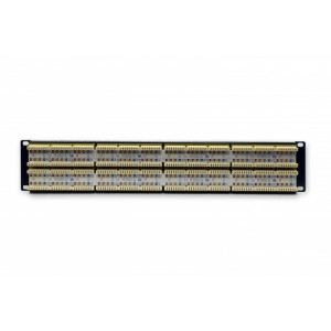 Патч-панель 19" 48xRJ-45 UTP, кат. 6, 2U, dual type, EPNew (6PLH-480BK)