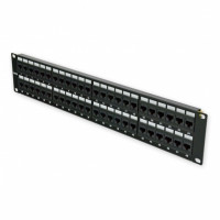 Патч-панель 19" 48xRJ-45 UTP, кат. 6, 2U, dual type, EPNew (6PLH-480BK) Патч-панель 19" 48xRJ-45 UTP, кат. 6, 2U, dual type, EPNew (6PLH-480BK)