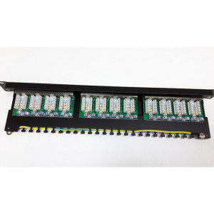 Патч-панель 19" 24xRJ-45 FTP, кат. 5e, Kingda (KD-PP5-30)