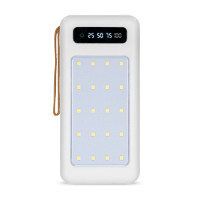 Повербанк 20000mAh Power Bank Kraft KPB-1120L White LED-фонарь Повербанк 20000mAh Power Bank Kraft KPB-1120L White LED-фонарь
