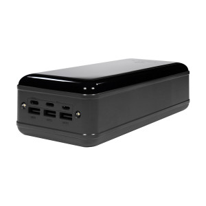 Повербанк 50000mAh Power Bank Kraft KPB-1650L Black 2 светодиоды