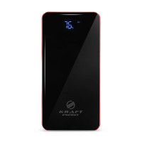Повербанк 50000mAh Power Bank Kraft KPB-1650L Red 2 світлодіоди Повербанк 50000mAh Power Bank Kraft KPB-1650L Red 2 світлодіоди