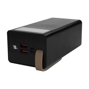 Повербанк 50000mAh Power Bank Kraft KPB-2350FCL Black 22.5W QC3.0 LED-фонарь