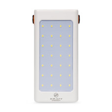 Повербанк 90000mAh Power Bank Kraft KPB-2490FCL White 22.5W QC3.0 LED-фонарь