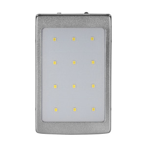 Повербанк с солнечной панелью 10000mAh Power Bank Kraft KPB-1012SL Silver LED-фонарь