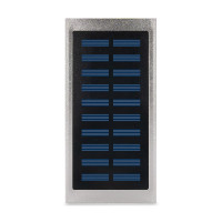 Повербанк с солнечной панелью 20000mAh Power Bank Kraft KPB-1020SLIM Silver LED-фонарь Повербанк с солнечной панелью 20000mAh Power Bank Kraft KPB-1020SLIM Silver LED-фонарь