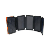 Повербанк з сонячною панеллю 20000mAh Power Bank Kraft TPB-20SLP4F Повербанк з сонячною панеллю 20000mAh Power Bank Kraft TPB-20SLP4F