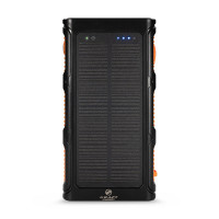 Повербанк з сонячною панеллю 30000mAh Power Bank Kraft KPB-U1930HCSL Orange ліхтар, динамогенератор Повербанк з сонячною панеллю 30000mAh Power Bank Kraft KPB-U1930HCSL Orange ліхтар, динамогенератор