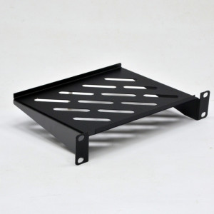 Полиця консольна 10 ", 160мм, 1U, чорна UA-SHC16-10"-B
